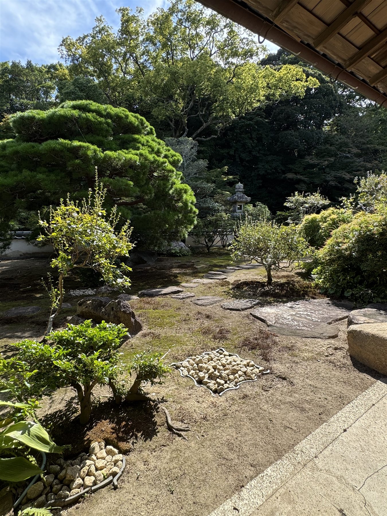 長府毛利邸の日本庭園