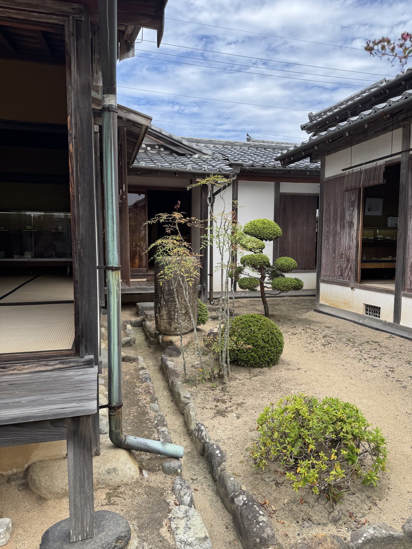 菊屋家住宅の裏庭