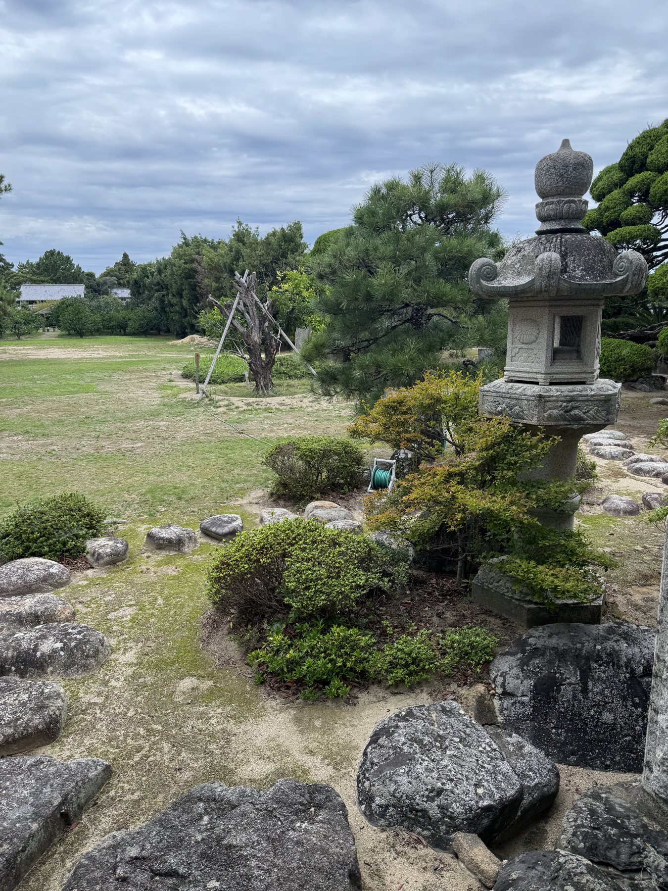 旧田中別邸に隣接するかんきつ公園