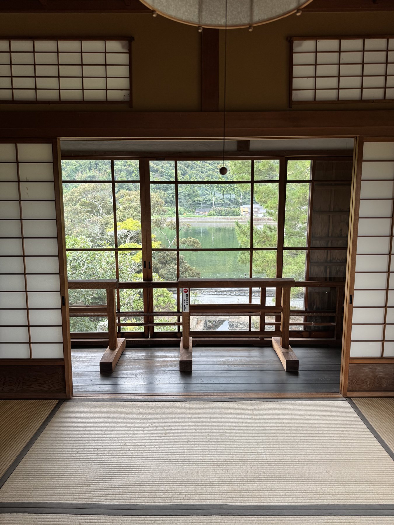旧田中別邸から見た橋本川
